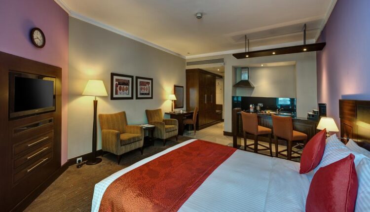 J5 رمال للشقق الفندقية أحد فنادق شارع المرقبات دبي 