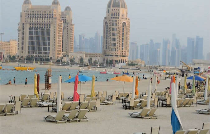 شاطئ كتارا أفضل شواطئ قطر للعائلات