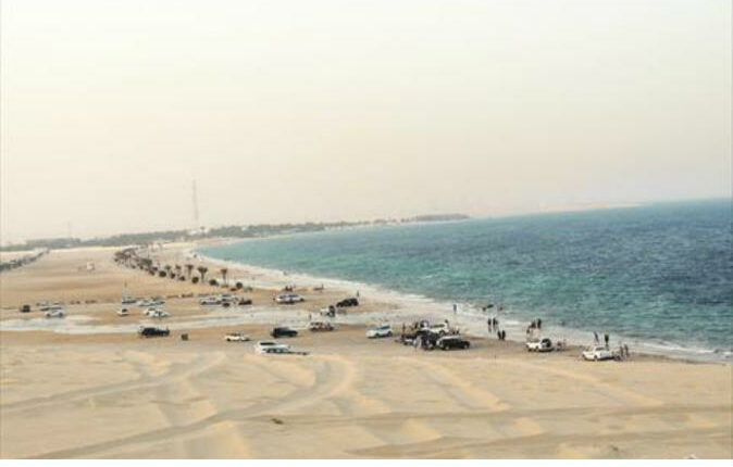 شاطئ سيلين من اجمل شواطئ قطر