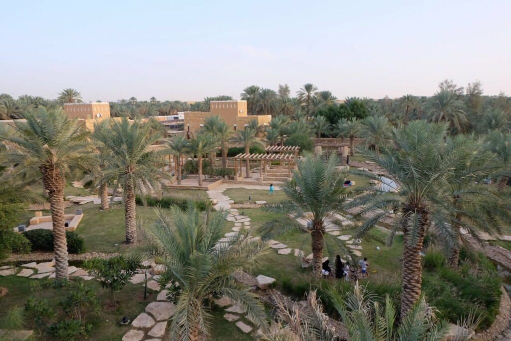  منتزه البجيري التراثي أحد أشهر منتزهات الرياض