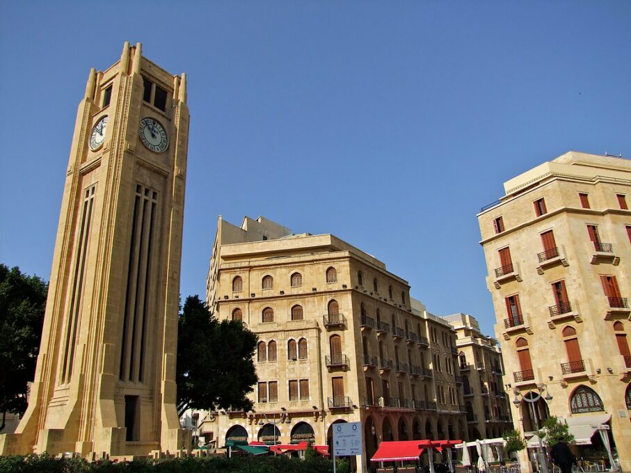 أحدى المعالم في بيروت
