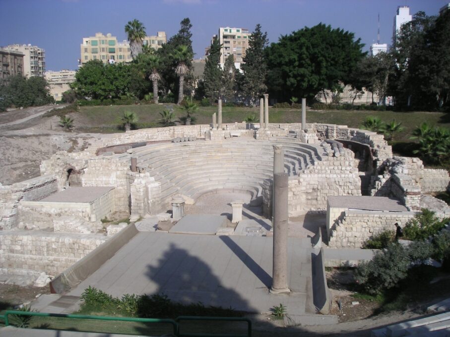 المسرح الروماني الكبير الإسكندرية أحد أهم معالم الإسكندرية
