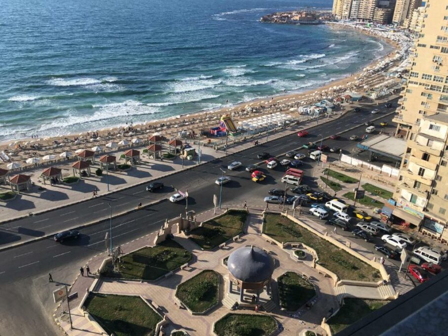 منطقة سيدي بشرمن أجمل مناطق الإسكندرية على البحر