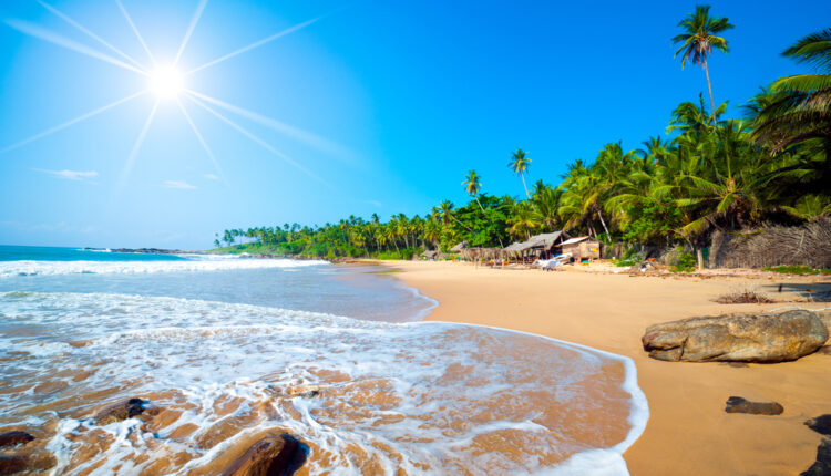 أحدى أروع الشواطئ في سريلانكا
