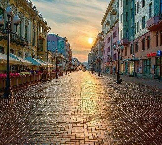 شارع أربات موسكو من أجمل أماكن شهيرة موسكو