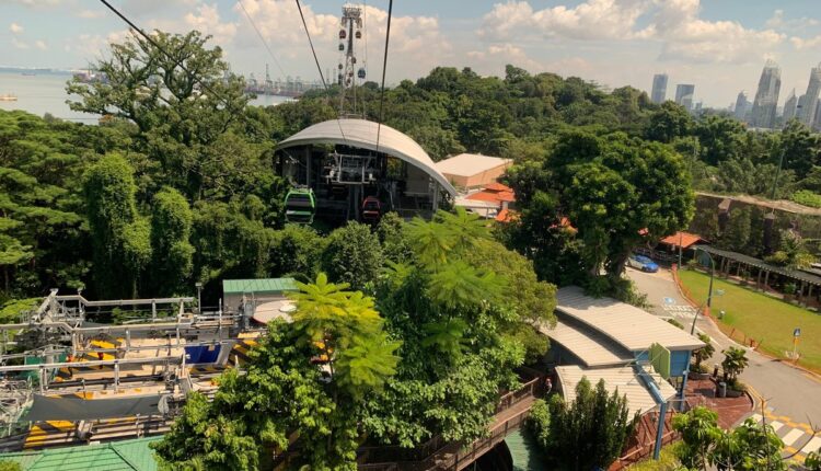 منتزه كابل سكي سنغافورة من أفضل حدائق سنغافورة
