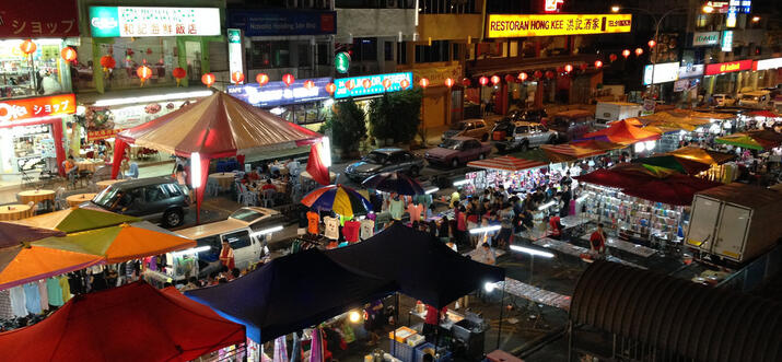 سوق بيكان كواه الليلي لنكاوي