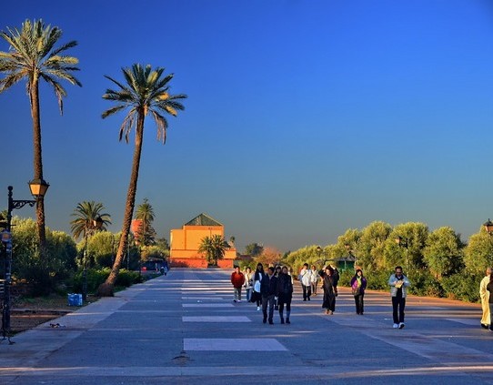 تعتبر حدائق المنارة من أجمل أماكن المغرب السياحية 
